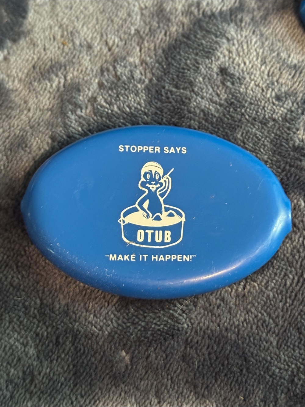 Set of 10 Blue OTUB Promotional Soap Dish - "Make It Happen!"